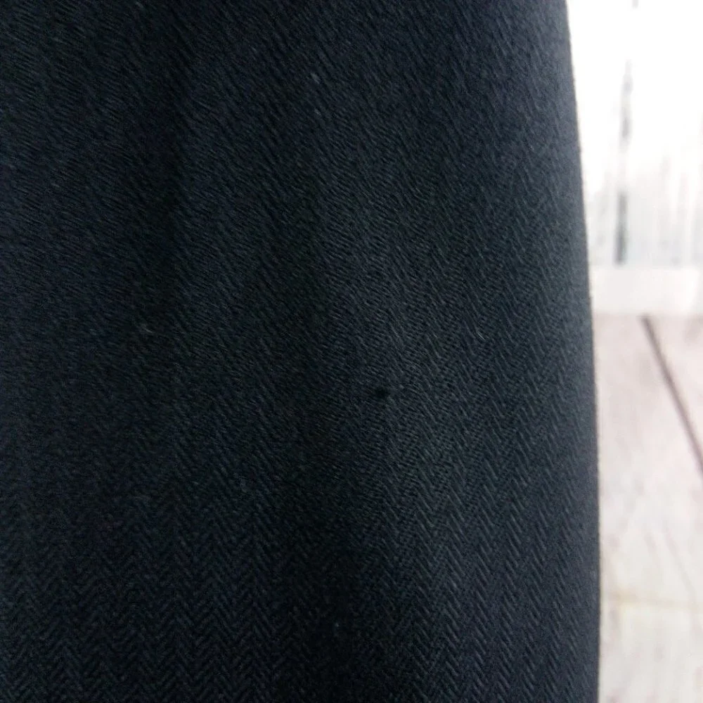Daniel Cremieux Collection Dillard's 44R Wool Black Herringbone Suit Blazer Jack